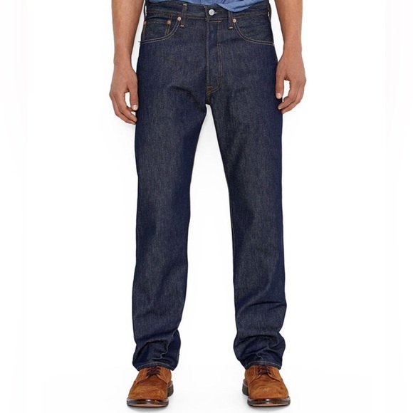 NWOT Levi’s Men’s 501 Original Shrink to Fit Jeans Button Fly Size 40W X 34L - Picture 2 of 13